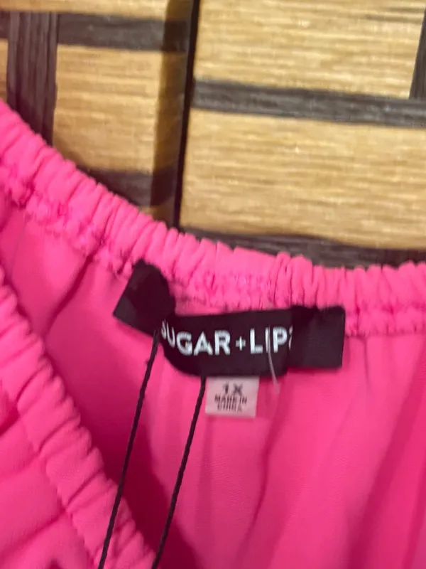 Sugarlips hot pink blouse size 1X - Image 6