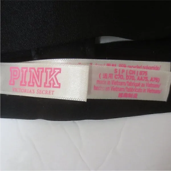 PINK Victoria’s Secret Black Lace Strappy Back Halterneck Bralette - Image 9