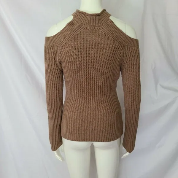 Guess‎ Small Brown Cold Shoulder Pullover - Image 2