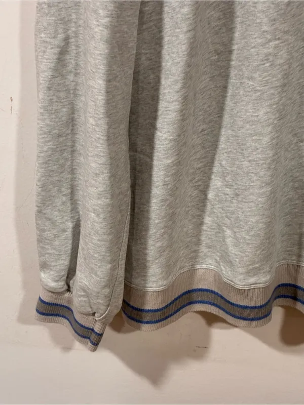 Lululemon Perfectly Oversized Ringer Crew Heathered Core Ultra Light Grey / Pool - Image 3