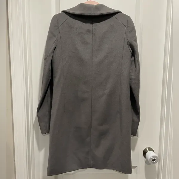 Aritzia Wilfred The Cocoon Wool Cashmere Coat in Grey Size Small - Image 10