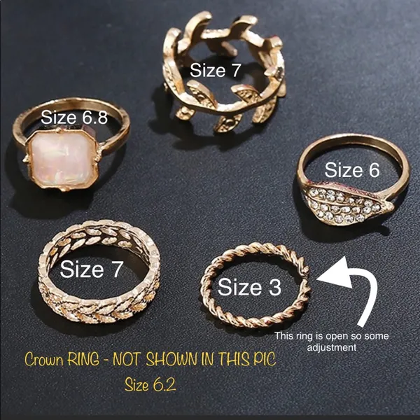6 Piece gold - Image 4