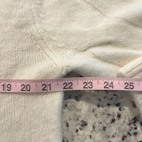 & Other Stories Sweater Womens XS Cream Scandi Cable Knit Wool Alpaca Blend - Image 5
