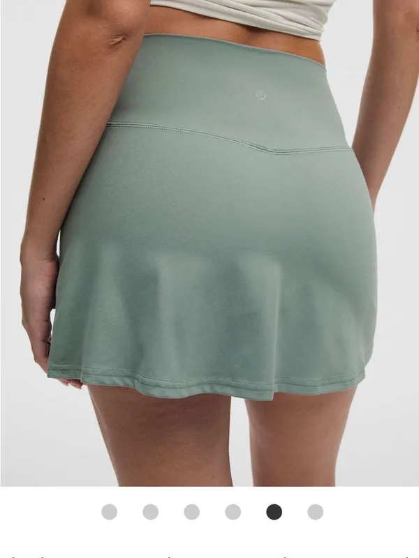 Lululemon Align High-Rise Skirt Green Size 6 Golf Sporty Athleisure Skort - Image 8