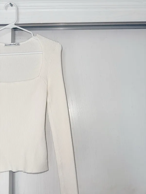 Abercrombie Squareneck Sweater Top - Image 2