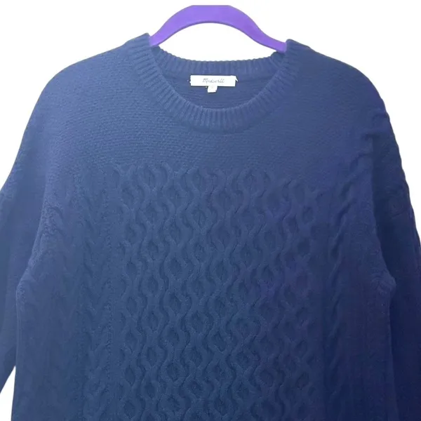 Madewell Merino Sweater Navy Medium‎ - Image 3