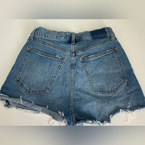 Curve Love Abercrombie & Fitch Crossover Waist High Rise Mom Shorts - Image 9