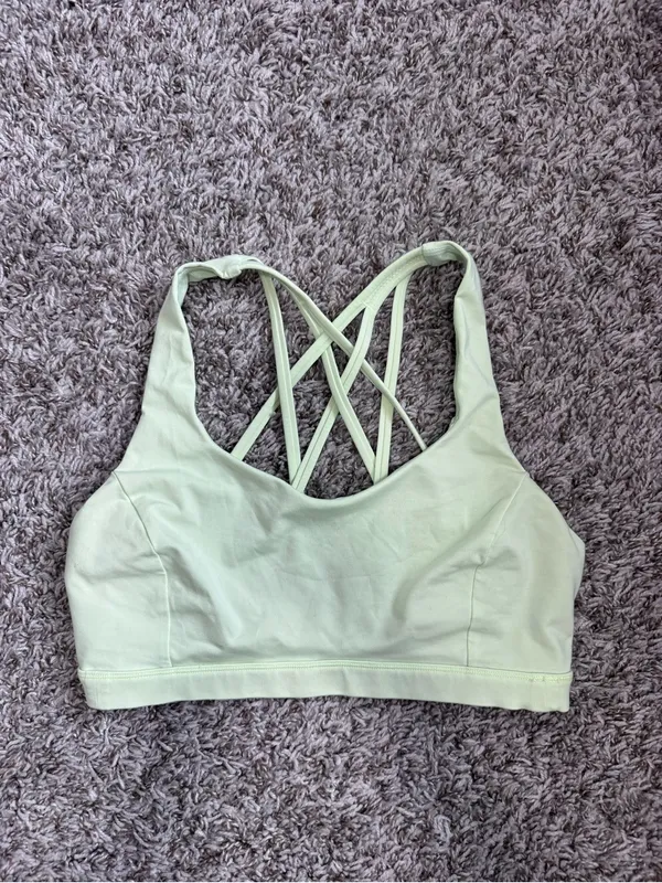 Lululemon Free To Be Serene Bra Fluro Citrus 8 - Image 4
