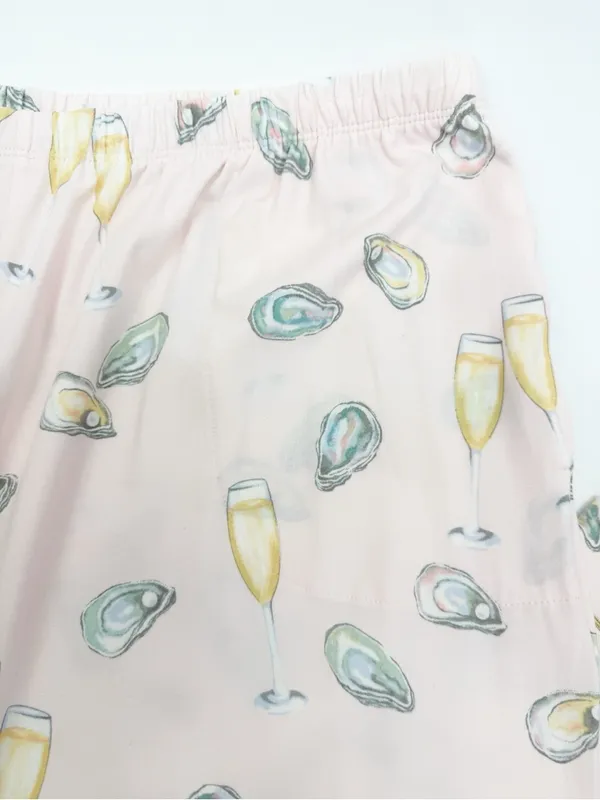 BedHead PJs X Anthropologie Classic Jersey 2 Piece Pajama Set Oysters Champagne - Image 11
