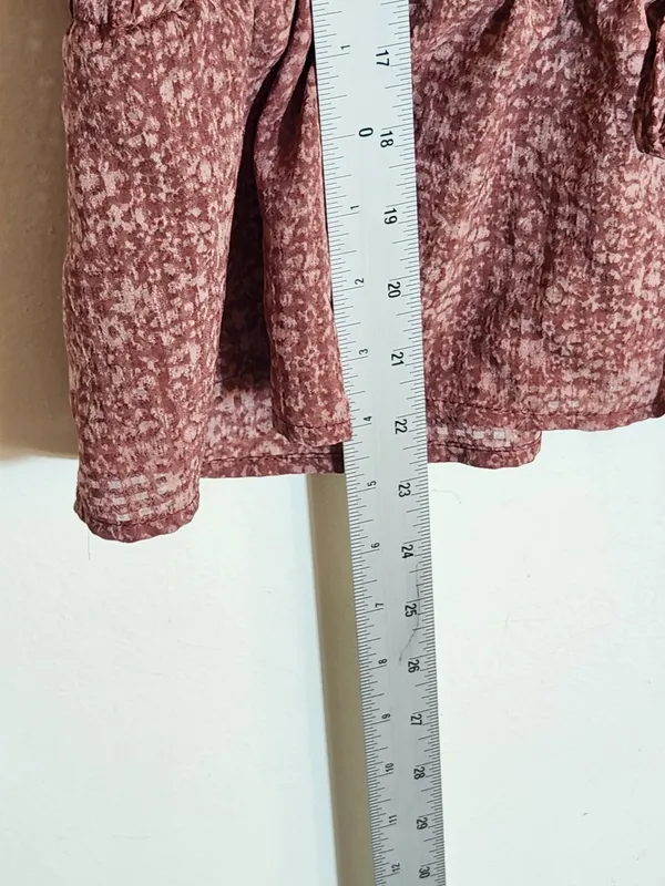 Universal Thread Pink Print Boho Blouse Size XL - Image 6