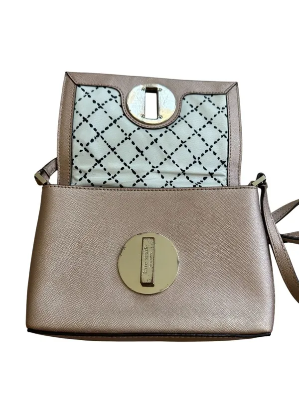 KATE SPADE Rose Gold Saffiano Leather Crossbody Bag - Image 5