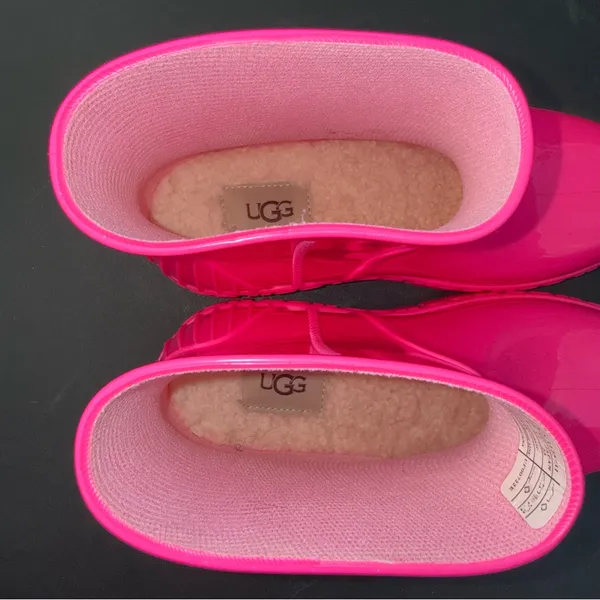 UGG Drizlita Taffy Pink Rain Boot Women’s Size 6 - Image 10