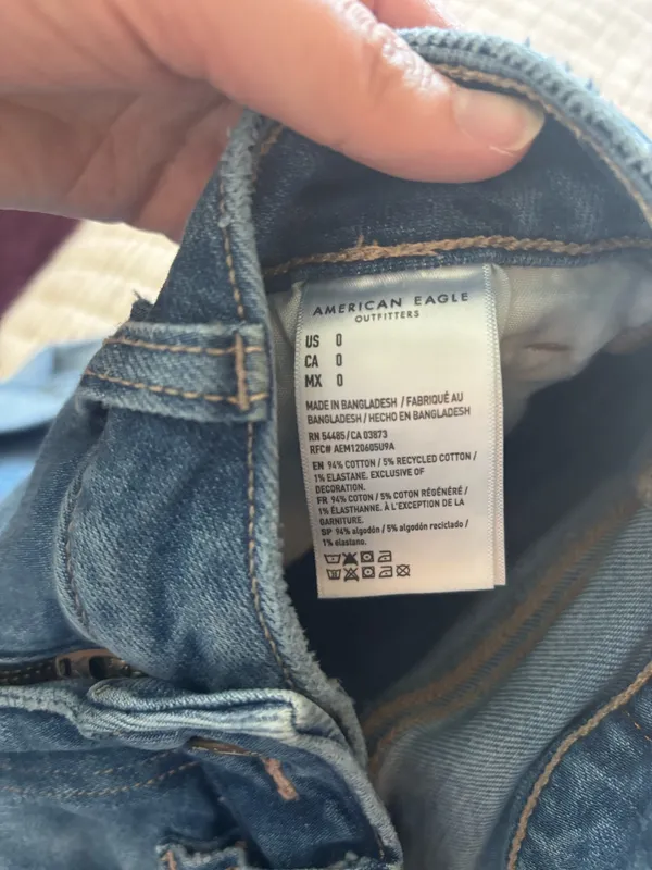 American eagle jean shorts  - Image 3