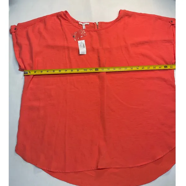 Maurices Sunrise Orange Blouse Size XXL, New with Tags - Image 6