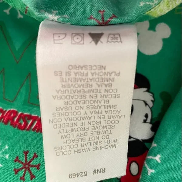 Micky Mouse Christmas Scrubs Disney Top L Medical Uniform Nurse Workwear‎ Dental - Image 6