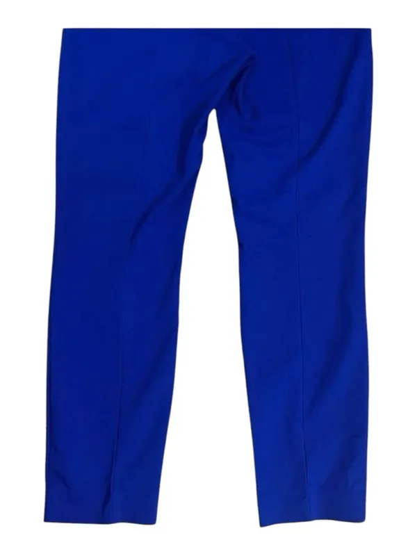 Express Columnist Cobalt Blue Ankle Dress Trousers Size 6R Pants Flat Front - Image 7