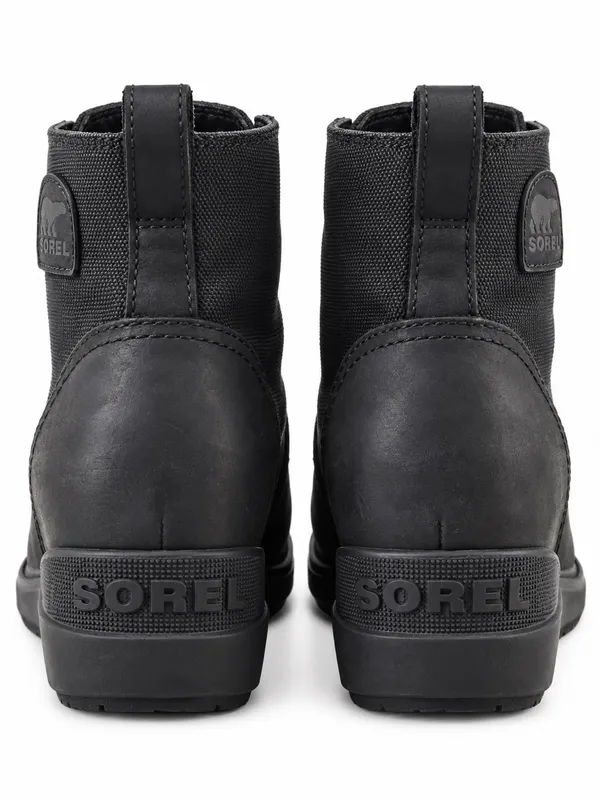 SOREL Evie II NW Lace Waterproof Wedge Boots Black Women’s 7.5 NL5024-010 - Image 4