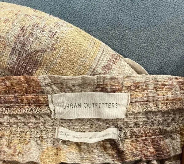 Urban outfitters beige/multicolor mini dress - Image 3
