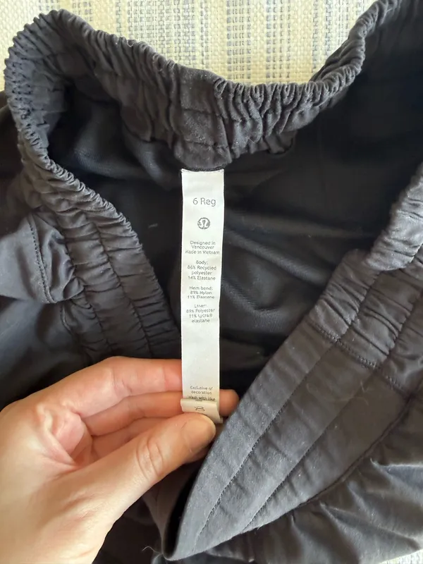 Black Lululemon Hotty Hot Shorts 2.5" Low-Rise - Image 3