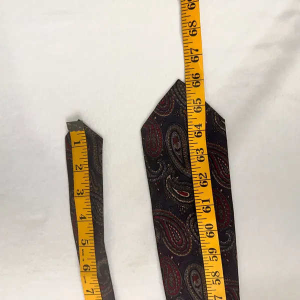 The Cotswold Collection Men’s Tie Paisley Silk Hand Made Necktie USA Made - Image 6