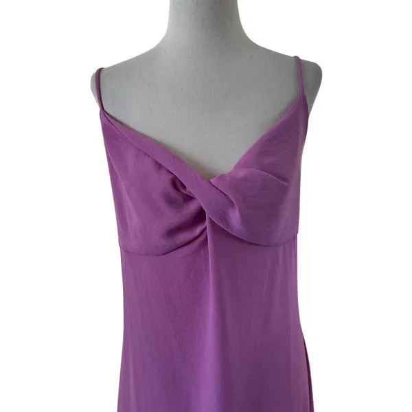 See You Monday Purple A-Line Below The Knee Dress Women Size Large | 61-77 - Image 3