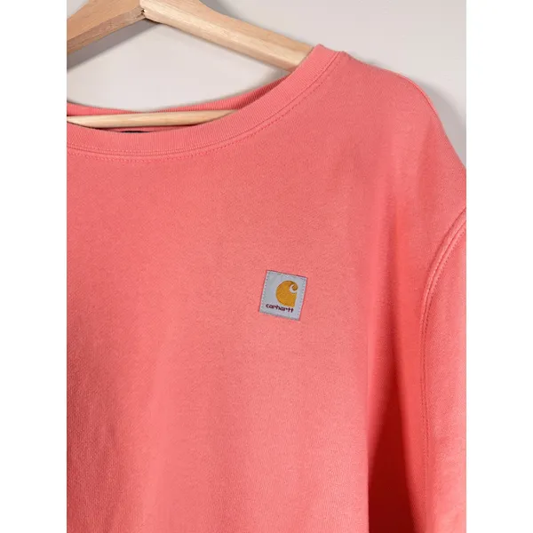 Carhartt Womens TS6179-W Coral Pink Tencel Fiber Series Relaxed Sweatshirt 2X - Image 3