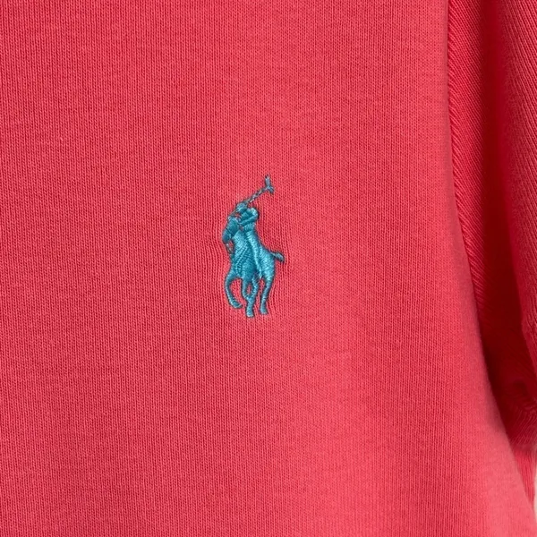 Y2K Ralph Lauren Sport Fitted Cotton Baby Tee in Pink Preppy Old Money - Size S - Image 4