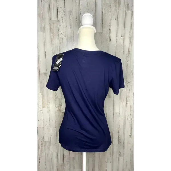 NWT NHL Nashville‎ Predators Women's Medium Navy V-Neck Short Sleeve T-Shirt - Image 4