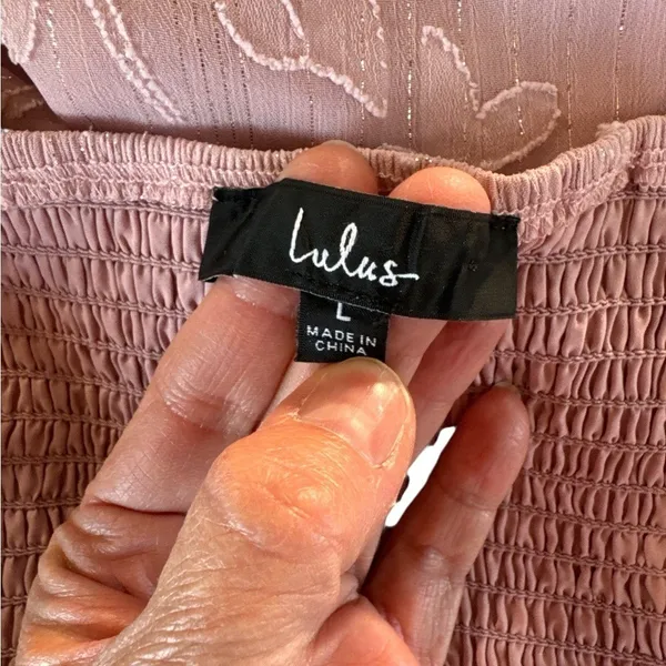 Lulu's Light Pink Floral‎ Midi Dress - Image 11