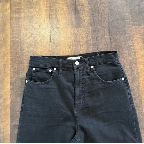 Madewell Slim Wide Leg Crop Jeans In Lunar Wash Women’s Size 28 - Image 2