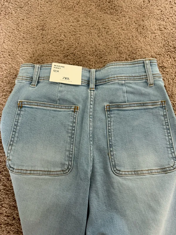 ZARA Jeans Wide-Leg High-Waisted - Image 6