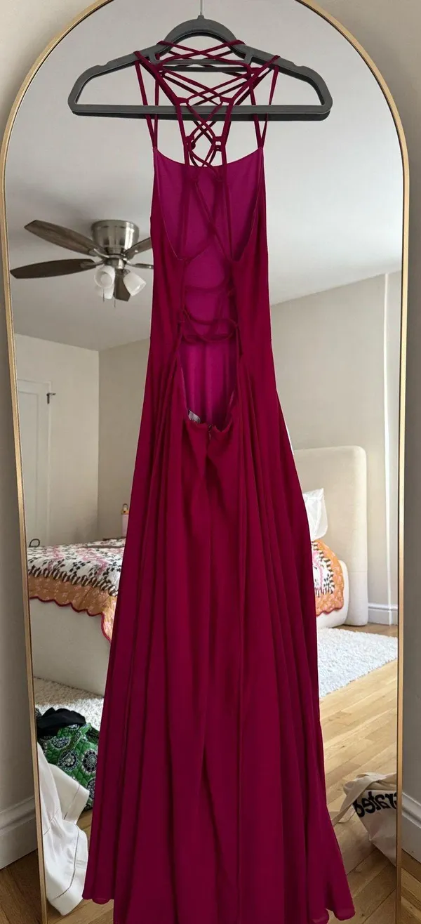 Lulus Pink Maxi Dress - Image 4