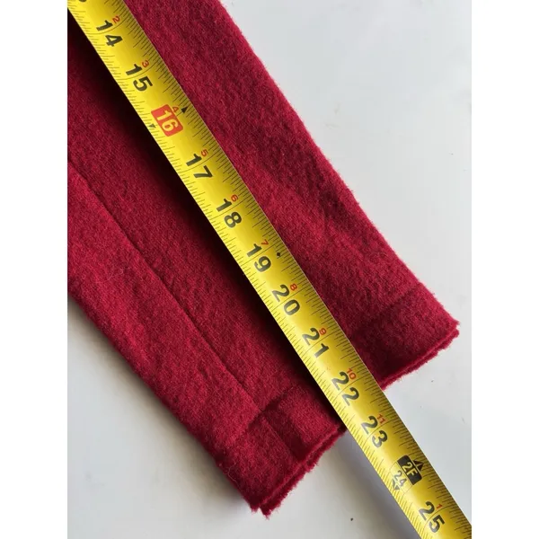 CAbi Red 100% Merino Wool Belted Wrap Cardigan Jacket Sweater Belt M Style 167 - Image 6