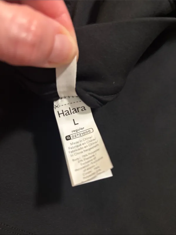 Halara Flex DayStretch High Waisted Pocket Straight Leg Work Pants size large - Image 3