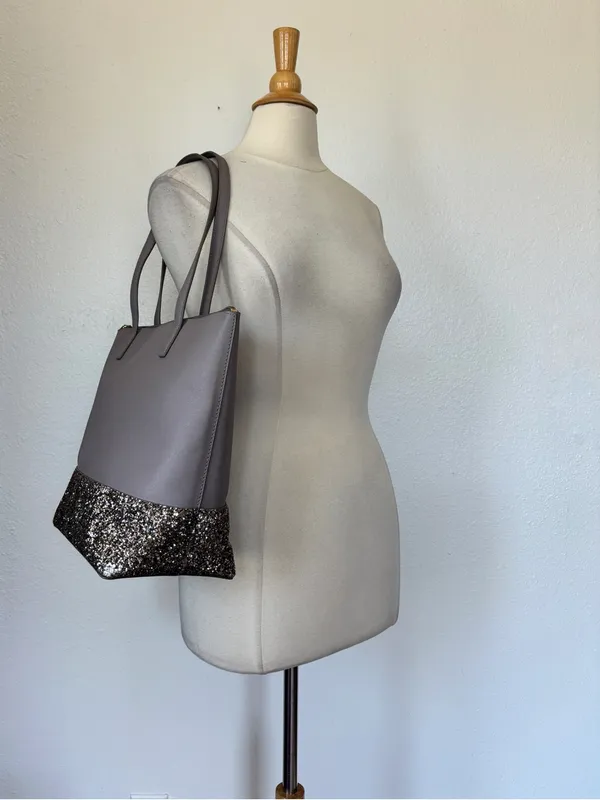 Kate Spade Greta Penny Court Glitter Shoulder Bag - Image 13