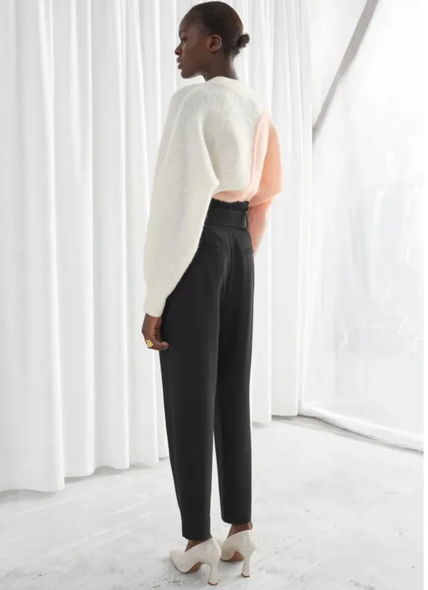& other stories Belted Paperbag Waist Pants - Image 2