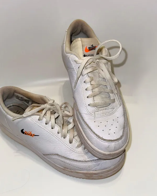 Nike Court Vintage Premium White Sneaker - Image 3