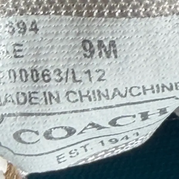 Coach White and Blue Sneakers - Image 3