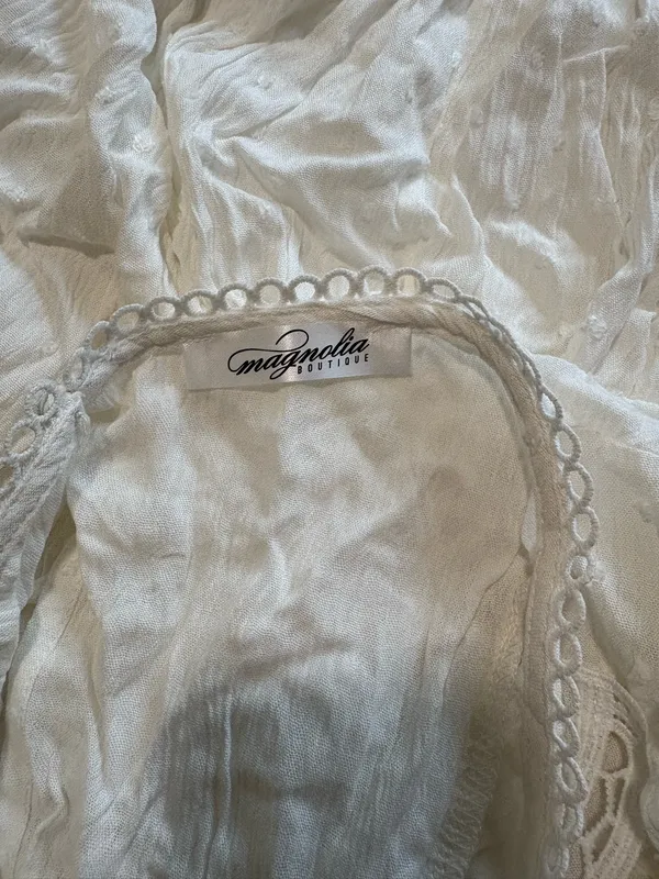 Boutique White Mini Dress - Image 4