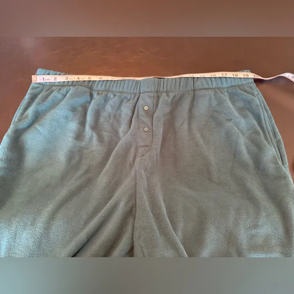 Victoria's Secret PINK polar fleece pajama set in a dark green color size XXL - Image 7