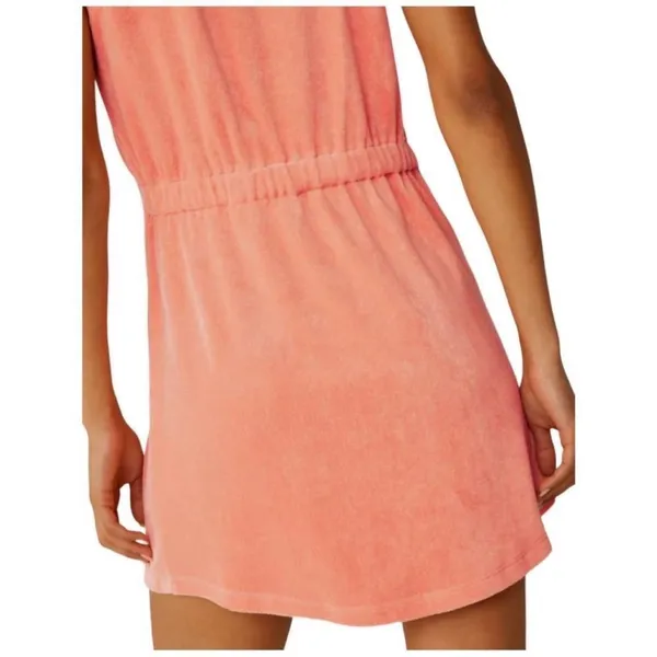 NEW BEYOND YOGA Out of Town Dress in Peach Blush NWT Terry Mini Dress Size XS - Image 3