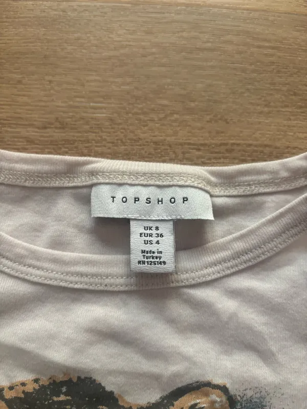 Top Shop Pink Tiger Stay Wild Tshirt - Image 3