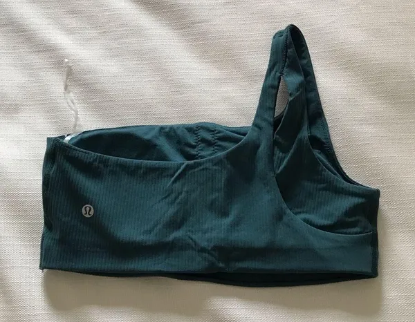 Lululemon Ribbed Nulu Asymmetrical Yoga Bra Light Support - Image 8