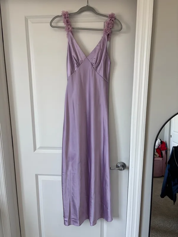 Hello Molly Satin Dress Maxi - Image 2