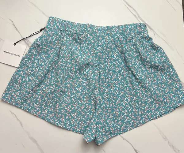 Painted Threads Floral Shorts - Image 3