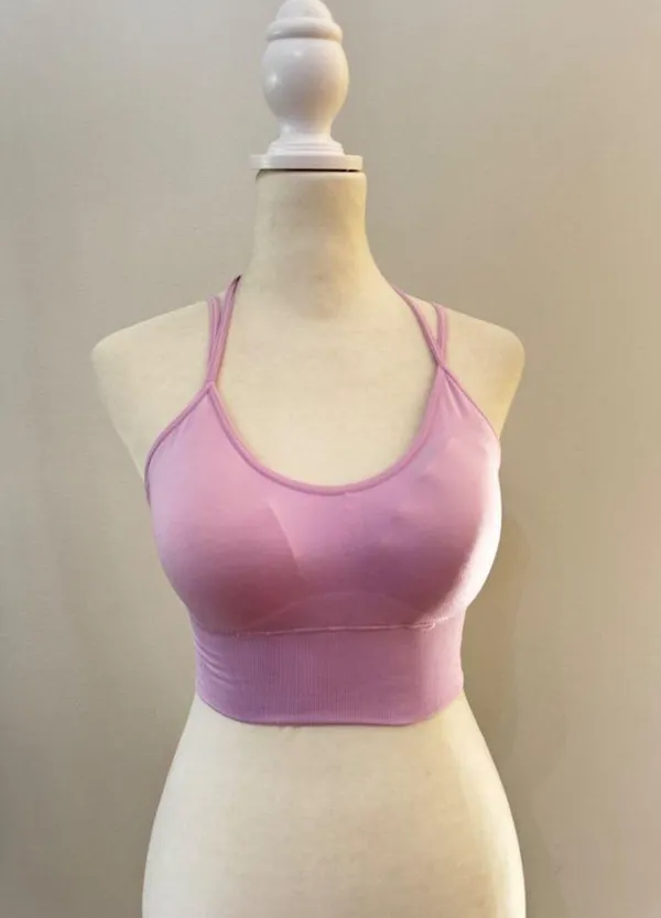 Nvgtn Seamless Flourish Seamless Bra Spandex Top Woman Fitness Elastic Breathabl - Image 2