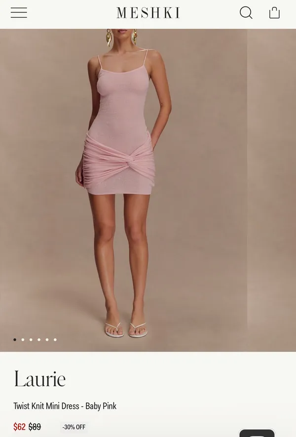 Meshki twist knit mini dress - Image 5