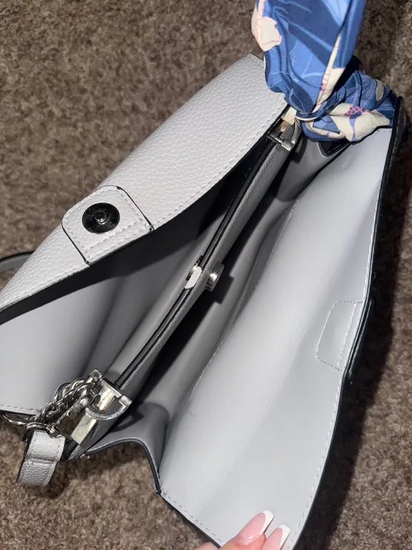 Blue Steve Madden Purse With Accessories - Image 6
