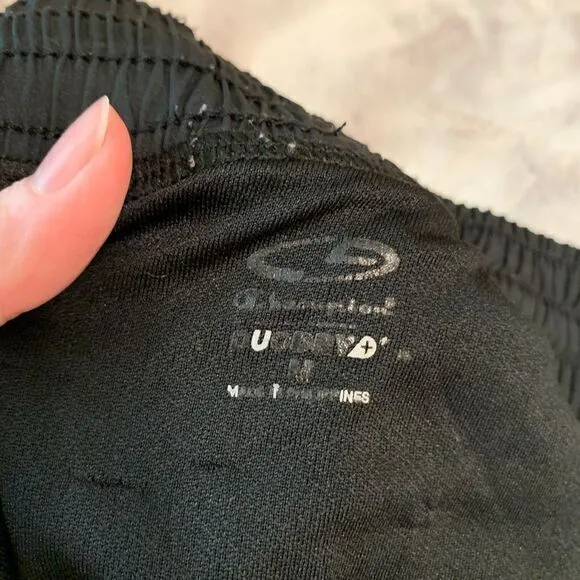 Champion‎ C9 DuoDry+ Elastic Waist Shorts Lightweight Athleisure Black Size M - Image 4