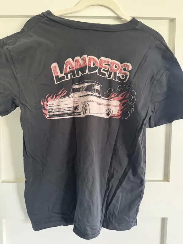 Landers True Vintage Tee Gray - Image 2